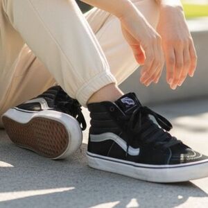 Vans BMX Old Skool Gray Black White Canvas Suede Skater Shoes Men’s Size 6